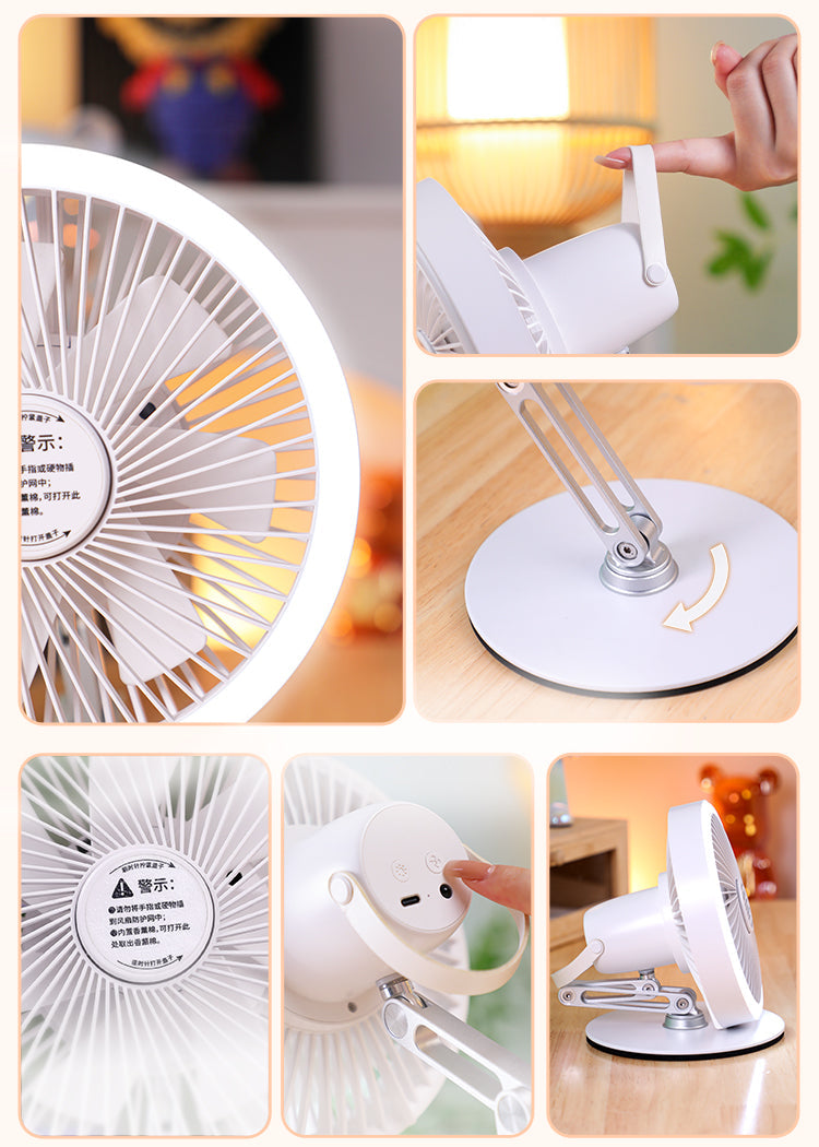 Portable and Foldable Fan Suitable for desktop