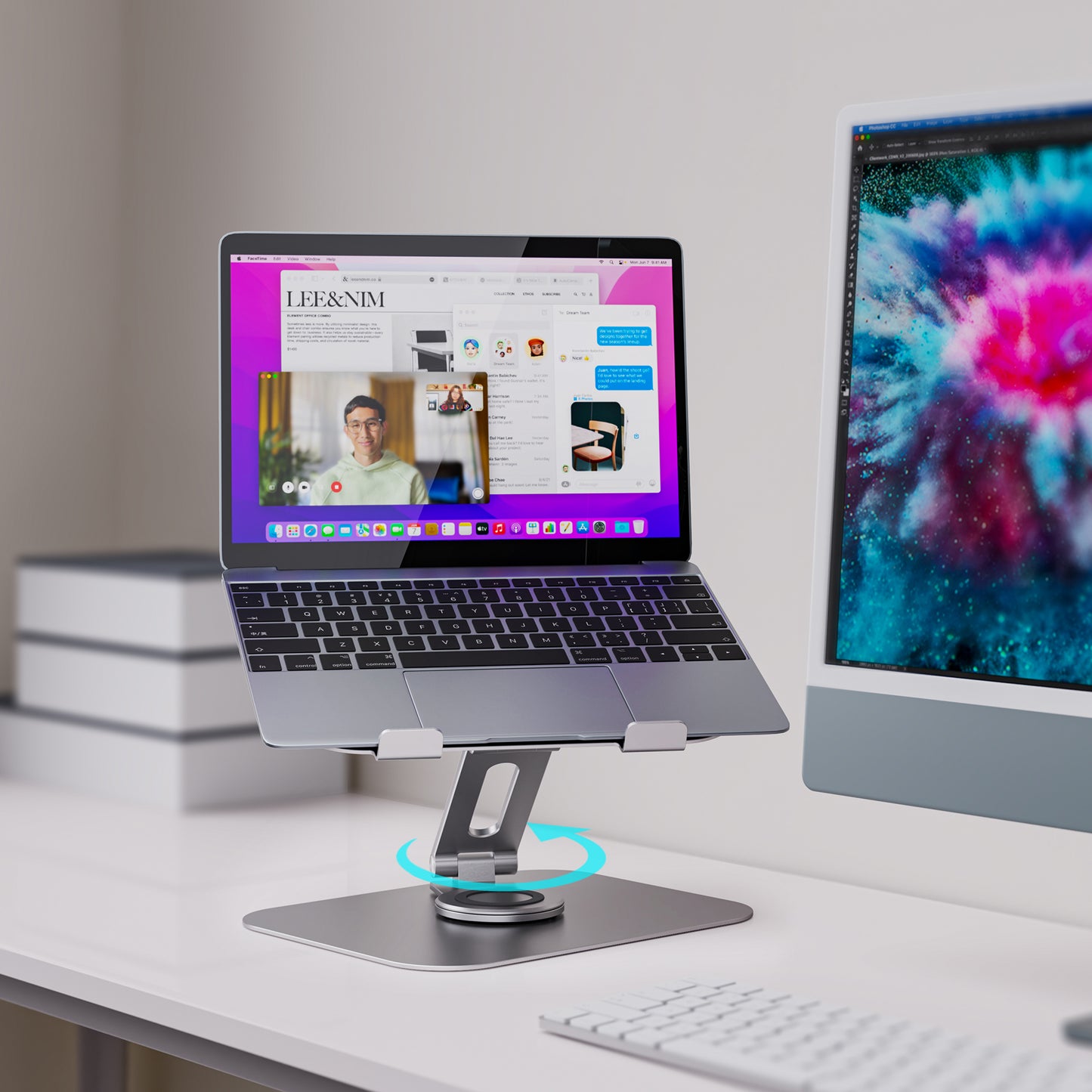 Portable and Foldable Notebook Stand