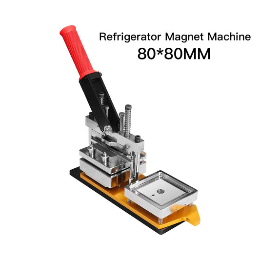 80*80MM Square Refrigerator Magnet Machine
