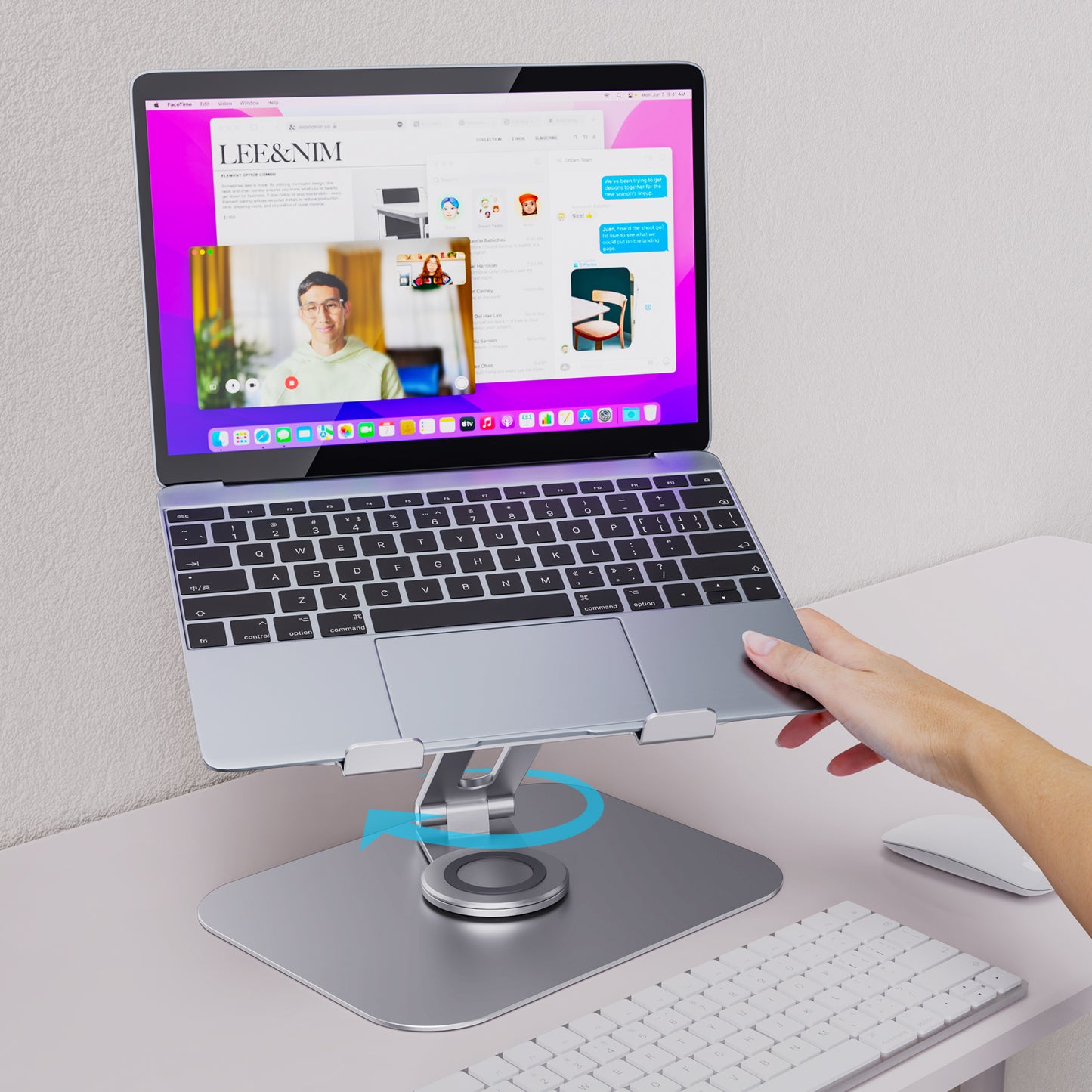 Portable and Foldable Notebook Stand