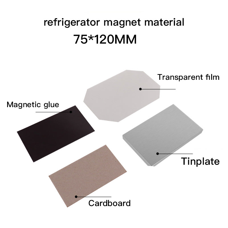 75*120MM Refrigerator Magnet Machine