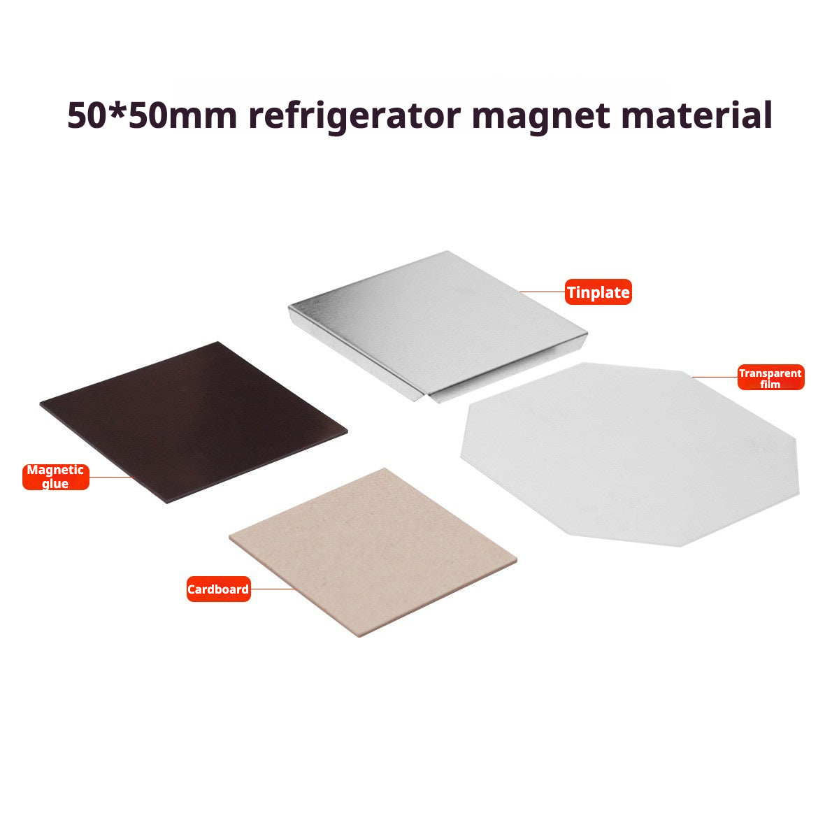 50*50MM Square Refrigerator Magnet Machine