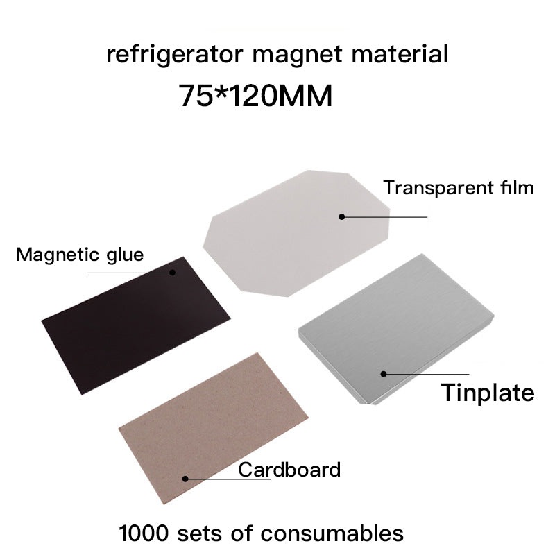 75*120MM Refrigerator Magnet Machine