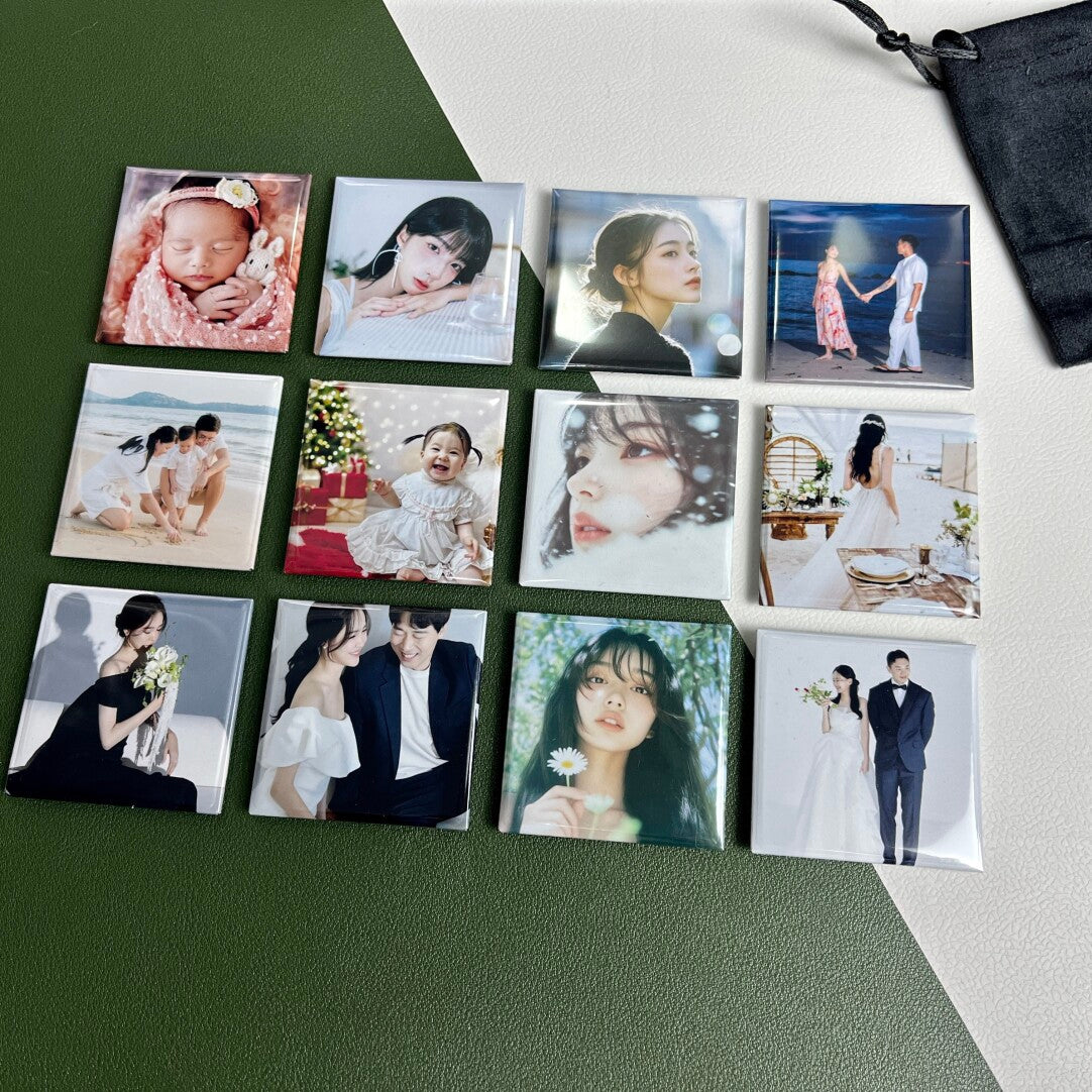 12 Custom Photo Magnets