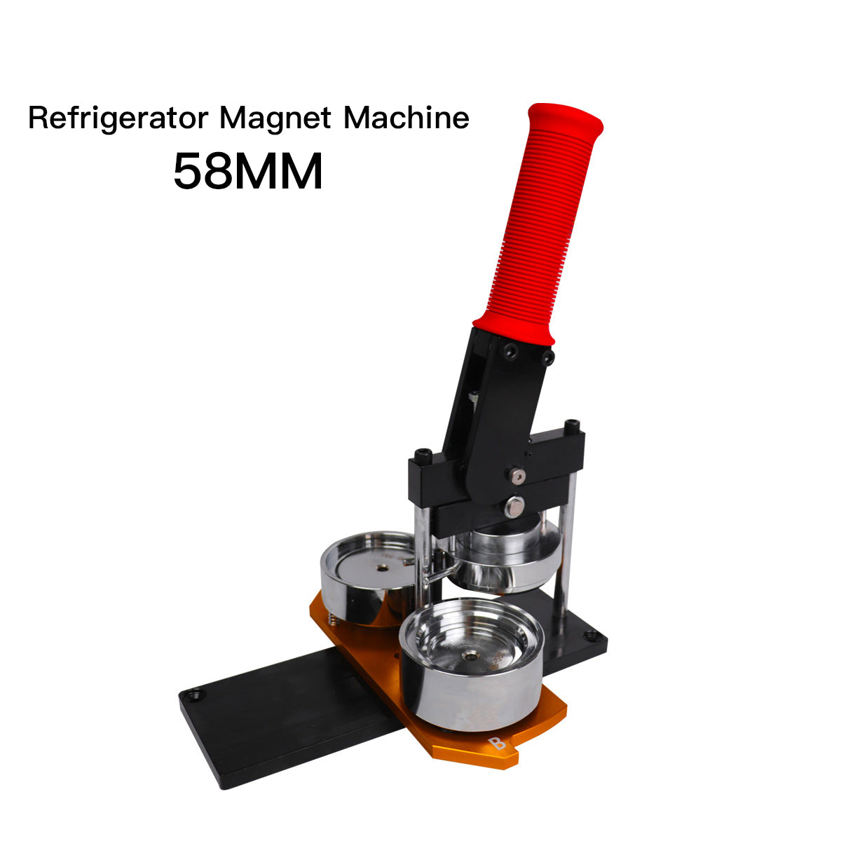 58MM Round Refrigerator Magnet Machine