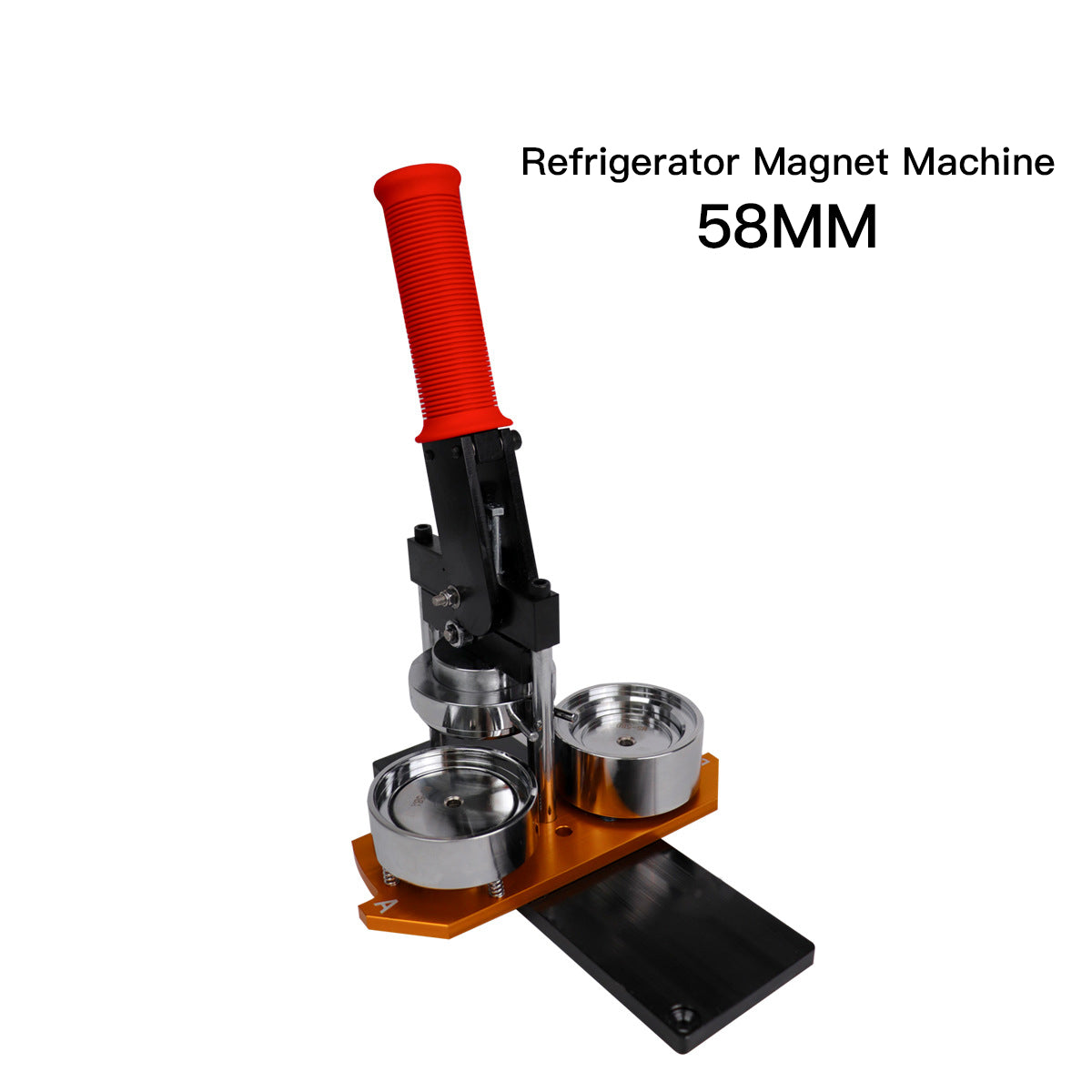 58MM Round Refrigerator Magnet Machine