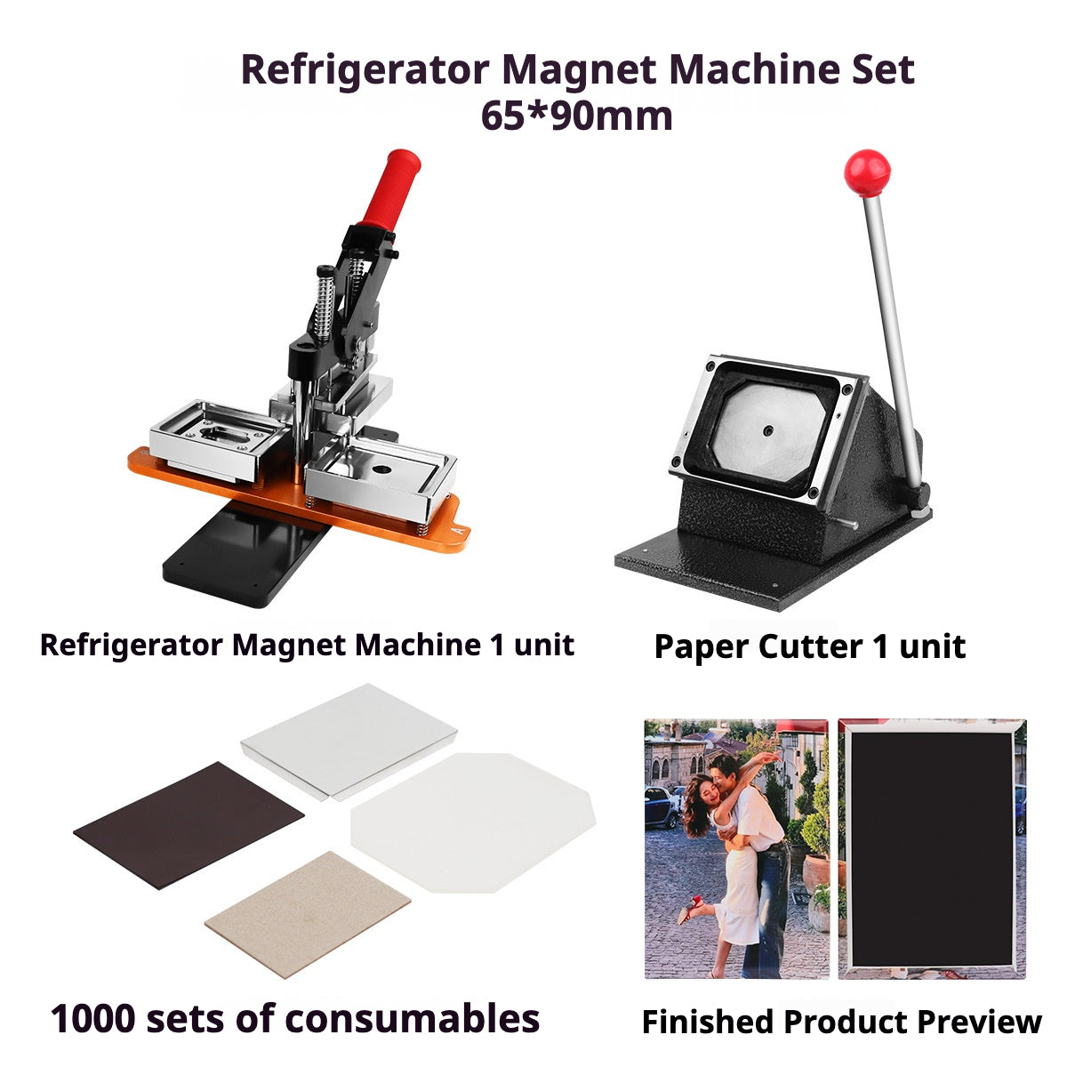 65*90MM Refrigerator Magnet Machine