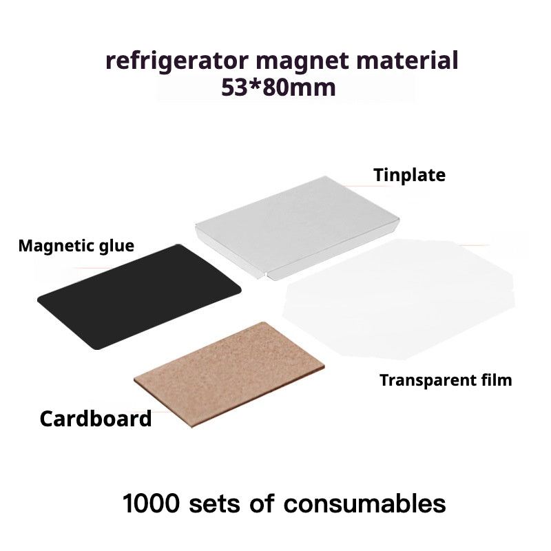 53*80MM  Refrigerator Magnet Machine