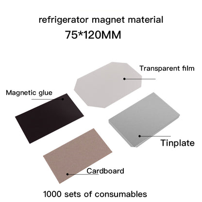 75*120MM Refrigerator Magnet Machine