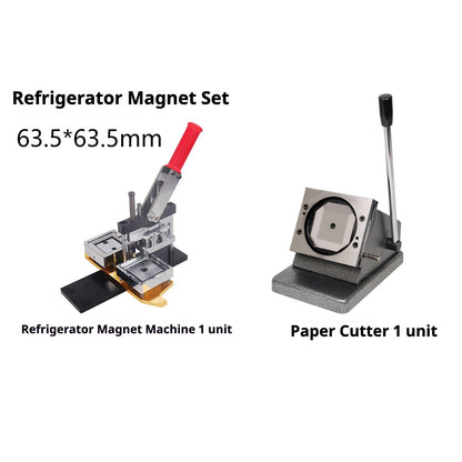 63.5*63.5MM Square Refrigerator Magnet Machine