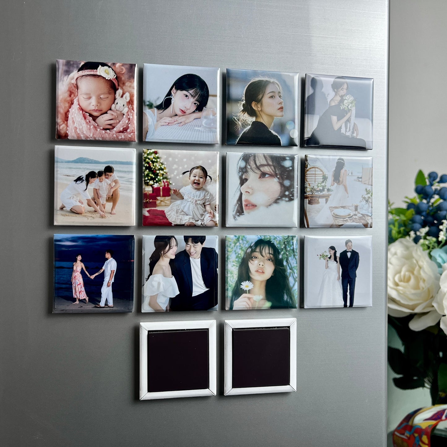12 Custom Photo Magnets